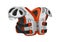 Football equipment shoulder pads for protection