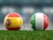 Football euro cup group B Spain vs Italy