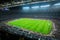 Football field and audience at stadium Nou Camp, Barcelona