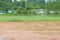 football field poor in countryside with copy space add text