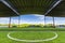 Football field Small, Futsal ball field in the gym indoor