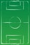 Football field or soccer field background. Vector green court for create game