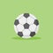 Football flat style icon. Soccer ball vector illustration.