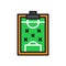 Football formation strategy icon. simple illustration outline style sport symbol.