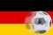 Football on German flag