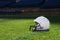 Football Helmet at the Stadium