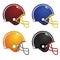 football helmet vector