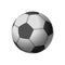 Football icon, soccerball, isolated on white backgriund, vector illustration.