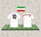 Football iran sport wear tshirt