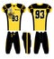 Football jersey design with elegant edgy and wild look