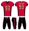 Football jersey design with elegant edgy and wild look