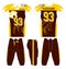 Football jersey design with elegant edgy and wild look