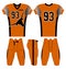 Football jersey design with elegant edgy and wild look