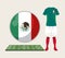 Football mexico sport wear