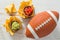 Football party food, super bowl day, nachos salsa guacamole