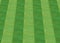 A football pitch or football field its two tones of greens