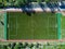 Football pitch. School  View from above