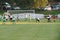 Football players preparing for a match