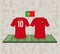Football portugal sport wear tshirt