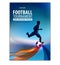 Football Soccer Action player. Abstract poster ar flyer