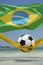 Football Soccer Ball Relaxing Brazil Beach Hammock