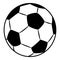 Football / Soccer Ball Simple Sports Vector Illustration