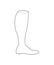 Football socks for design. Sports clothing line style