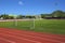 Football stadium in St Barths, Caribbean