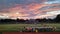 Football sunset