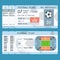 Football Ticket Modern Design