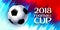 Football wallpaper, Soccer cup color pattern with modern and traditional elements, world championship 2018, Russia trend