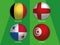 Football World championship group G - with Belgium, England, Panama and Tunesia.