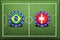 Football, World Cup 2018, Game Group E, Brazil - Switzerland