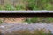 Footbridge Above Waterfall