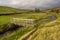 Footbridge across long Preston beck heading to Settle