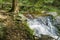 Footbridge and Falling Water Creek