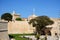 Footbridge leading to town gate, Mdina.