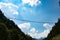 Footbridge, longest Tibet Style Swing Bridge in Austrian Alps, Highline 179,