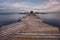 Footbridge in the Mar Menor Spain