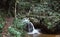 Footbridge over a creek in Costa Rica