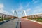 Footbridge over highway of Tricity known as Tricity Beltway.