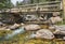 Footbridge Over the Pool on Big Thompson River