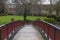 Footbridge over the River Tone in Taunton, Somerset