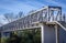 Footbridge over Zeran Canal in Warsaw, Poland