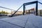 Footbridge on Seujet dam, Geneva, Switzerland