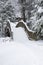 Footbridge, Snowy Landscape