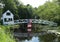 Footbridge in Somesville, Mount Desert Island, Maine