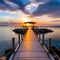 Footbridge to Serenity on the Beach