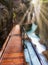 Footbridge Waterfall Path Leutasch gorge