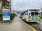 Foothills hospital and a couple of EMS Ambulance and a sign of the Emergency, Main Building, Special Service building and Tom Bake